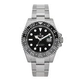 Stainless Steel 40mm Oyster Perpetual Date GMT Master II Bruce Wayne Watch Black 126710GRNR