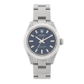 Stainless Steel 28mm Oyster Perpetual Watch Bright Blue 276200