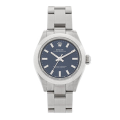 Stainless Steel 28mm Oyster Perpetual Watch Bright Blue 276200