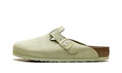 Boston Soft Footbed Suede Leather Faded Lime 1027648