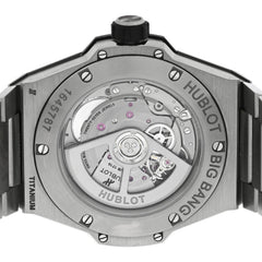 Titanium 40mm Big Bang Integrated Time Only Automatic Watch Silver 456.NX.0170.NX