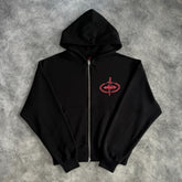 Corteiz Slaughter Gang Zip-Up Tracksuit Black