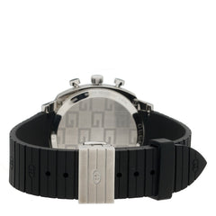 Stainless Steel Rubber 40mm Grip Quartz Watch Black