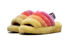Fluff Yeah Slide WMNS Rainbow Yellow 1097169 PRYW