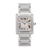 Stainless Steel 25mm Tank Francaise Quartz Watch