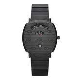 PVD Stainless Steel 38mm Grip Quartz Watch Black