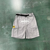 Gray Cargo Shorts