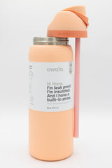 Owala FreeSip 32 oz Stainless Steel Water Bottle in Peach of Mind | C08289-PEACH OF MIND