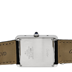 Stainless Steel Alligator 27mm Tank Solo Quartz Watch