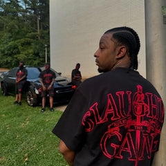 Corteiz Slaughter Gang T-Shirt Black
