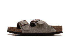 Arizona Soft Footbed Suede Leather - Taupe 0951301