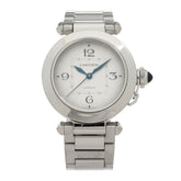 Stainless Steel 35mm Pasha C Automatic Watch Silver