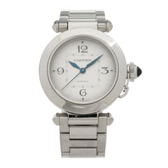 Stainless Steel 35mm Pasha C Automatic Watch Silver