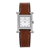 Stainless Steel Barenia 21mm Heure H Hour Quartz Watch Fauve