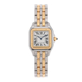 Stainless Steel 18K Yellow Gold 23mm Panthere Quartz Watch