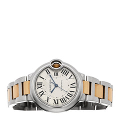 Stainless Steel 18K Yellow Gold 33mm Ballon Bleu De Cartier Automatic Watch