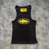 Corteiz Alcatraz Women's Tank Top Black/Yellow