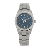 Stainless Steel 34mm Oyster Perpetual Air-King Precision Watch Blue 14010