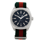 Stainless Steel Nylon 41mm GG2570 Quartz Watch Black