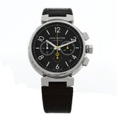 Stainless Steel Alligator 41mm Tambour Twenty Chronograph Automatic Watch Brown