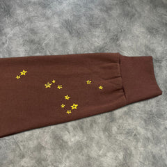 Sp5der 555 Web Hoodie Brown
