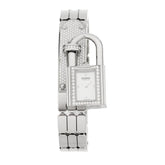 Stainless Steel Diamond Pave 16mm Kelly Quartz Watch
