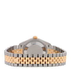 Stainless Steel 18K Yellow Gold Diamond 31mm Oyster Perpetual Datejust Watch Dark Grey 278273