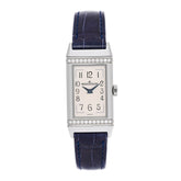 Stainless Steel Alligator Diamond 20mm Reverso One MonoFace Quartz Watch Q3288420