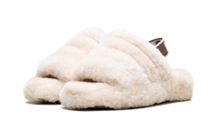 Fluff Yeah Slide WMNS Beige 1095119 NAT