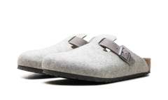 Boston Natural Leather Felt Light Gray 1026149