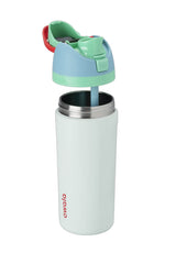 Owala Youth FreeSip 16 oz Stainless Steel Water Bottle in Rain Forest | C07693-RAINFOREST