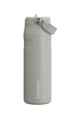 Stanley 24 oz IceFlow Flip Straw Lid Bottle in Ash Grey | 10-11283-018