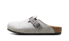 Boston Natural Leather Felt Light Gray 1026149