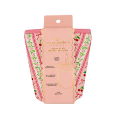 Cherry Stripe Drink Sleeve