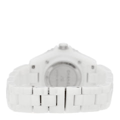 Stainless Steel Ceramic 33mm J12 Wanted de Chanel Limited Edition Automatic Watch White