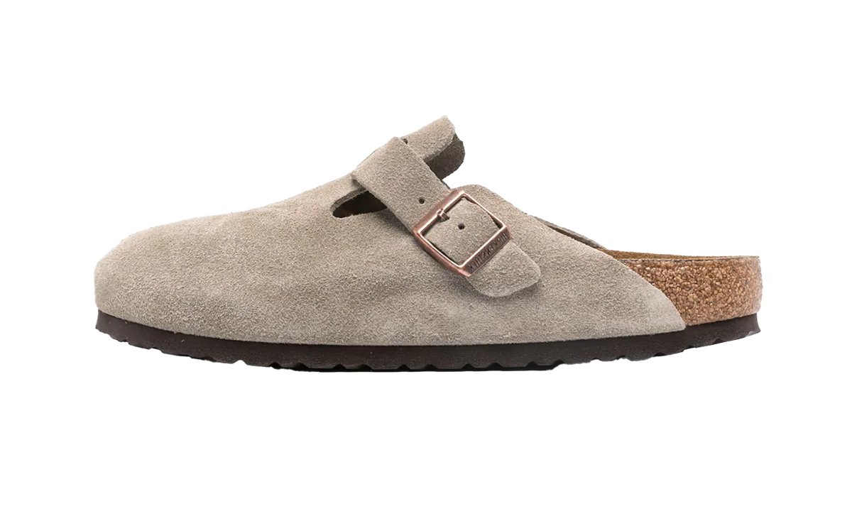 Boston Soft Footbed Suede Taupe (Narrow Fit) 0560773