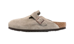 Boston Soft Footbed Suede Taupe (Narrow Fit) 0560773