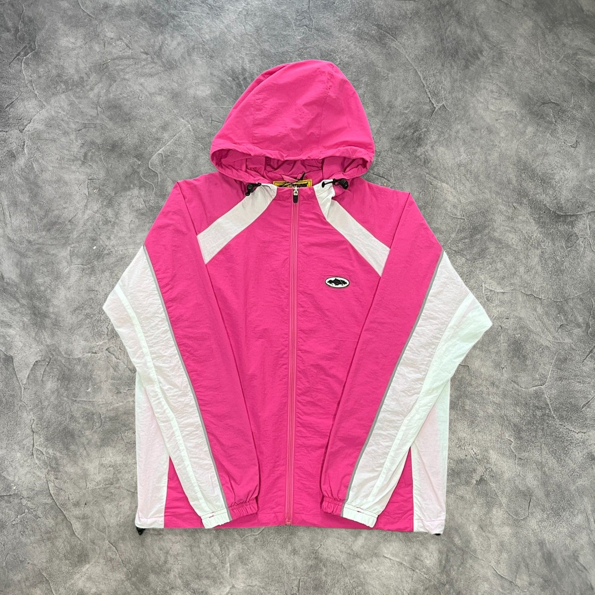 Corteiz Alcatraz Windbreaker Pink/White
