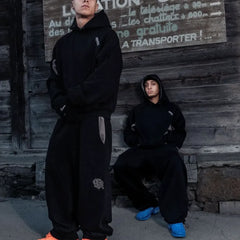 Mertra Colorblock Sports Tracksuit Black
