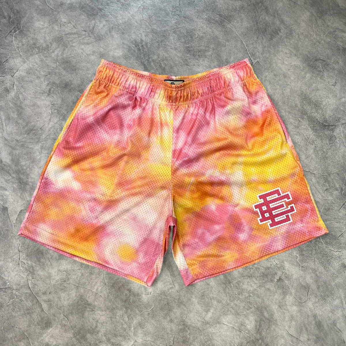 Eric Emanuel Basic Shorts Lavender Tie Dye/Red