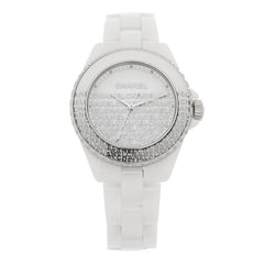 Stainless Steel Ceramic 33mm J12 Wanted de Chanel Limited Edition Automatic Watch White
