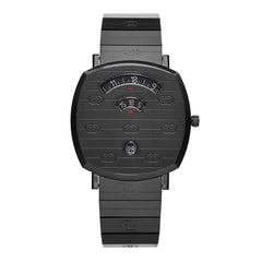 PVD Stainless Steel 38mm Grip Quartz Watch Black