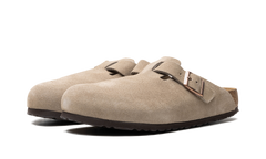 Boston Soft Footbed Suede Taupe 560771