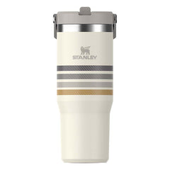Stanley The 30oz IceFlow Flip Straw Tumbler in Cream Ash Stripe