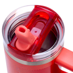 Stanley The 14oz The Quencher ProTour Flip Straw Tumbler in Hot Coral