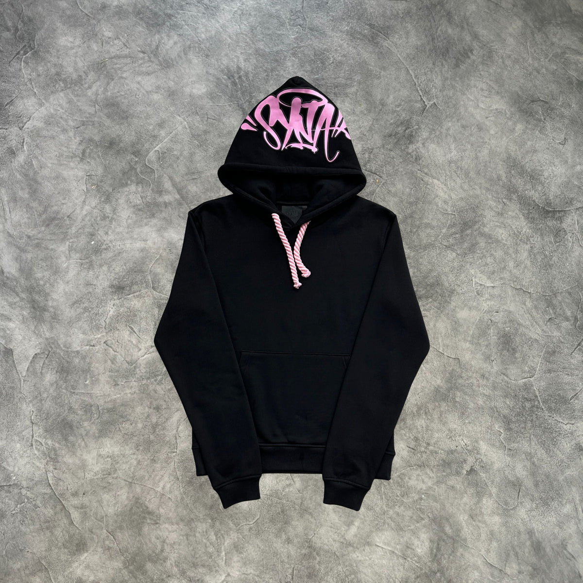 Syna Linen Tracksuit Black/Pink