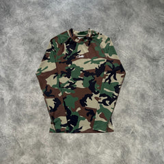 Corteiz Evil Compression Top Green Camouflage