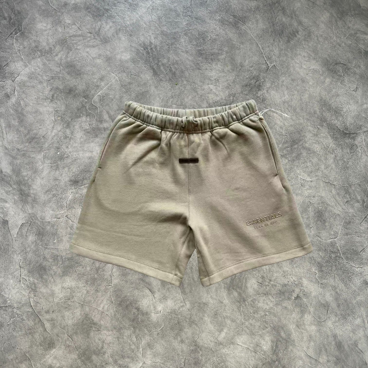 Essentials Fear Of God Basic Shorts Pewter