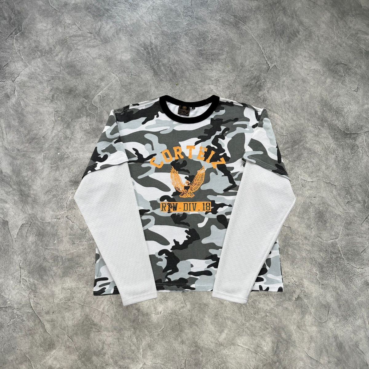 Corteiz Eagle Long Sleeves T-Shirt Camouflage