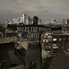 Corteiz Rules The World Long Sleeves T-Shirt Black